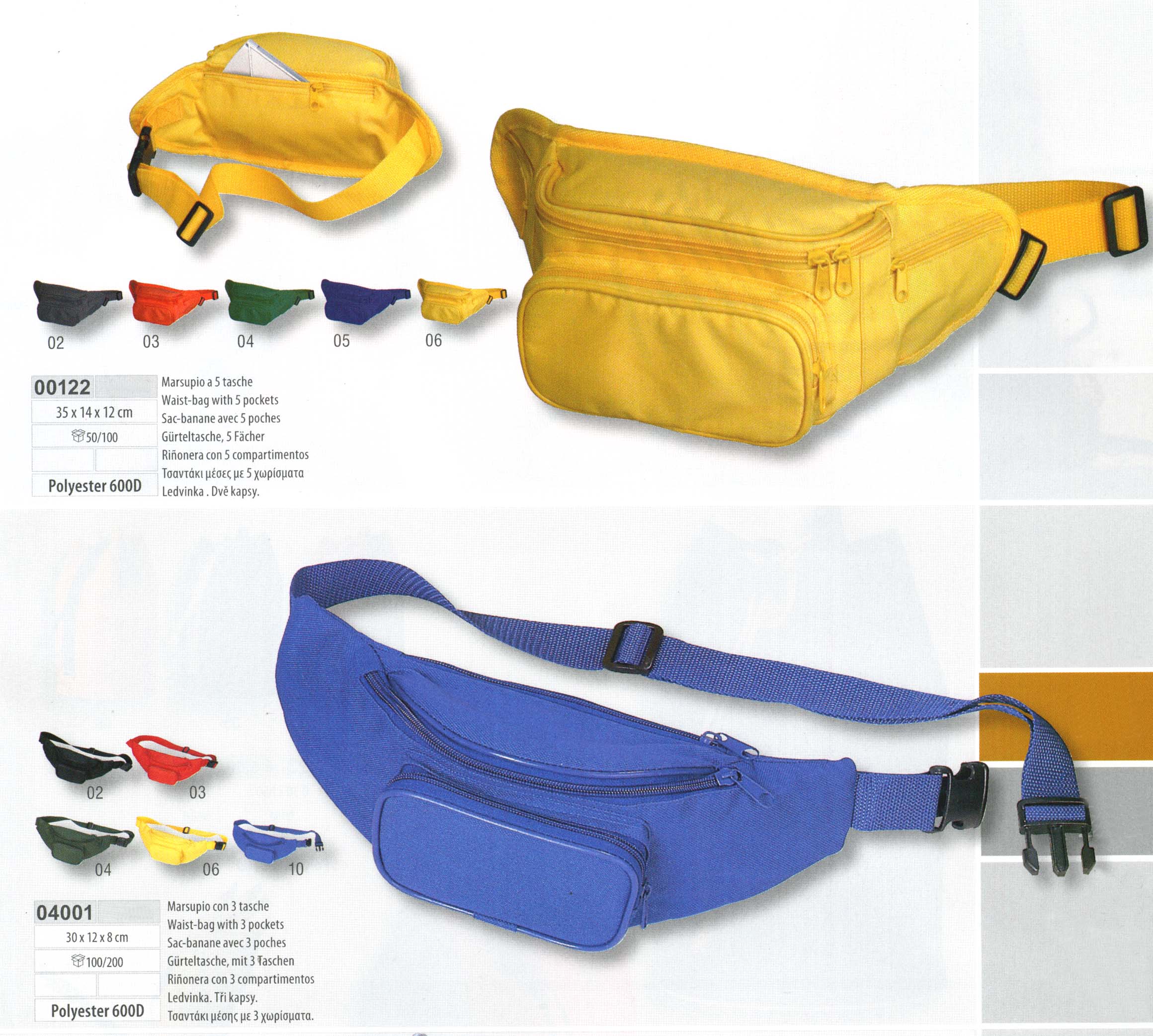 Marsupio con tasche