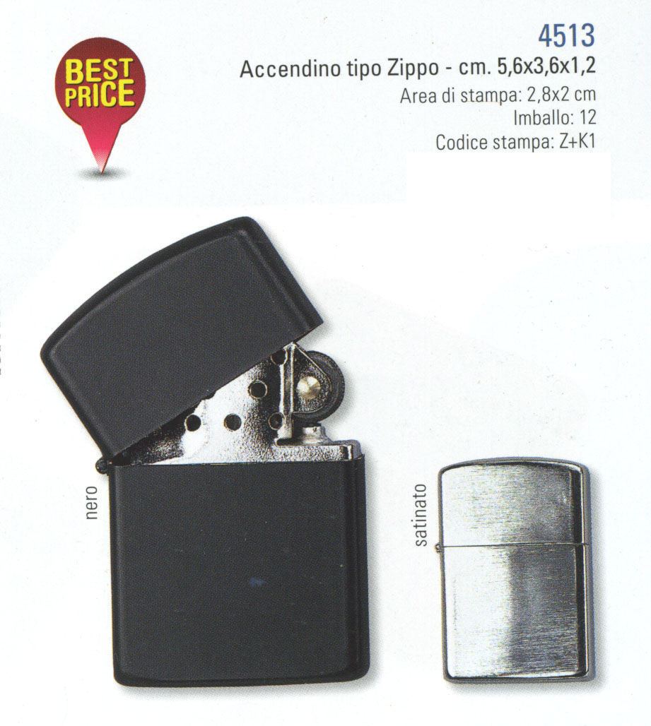 Accendino tipo Zippo