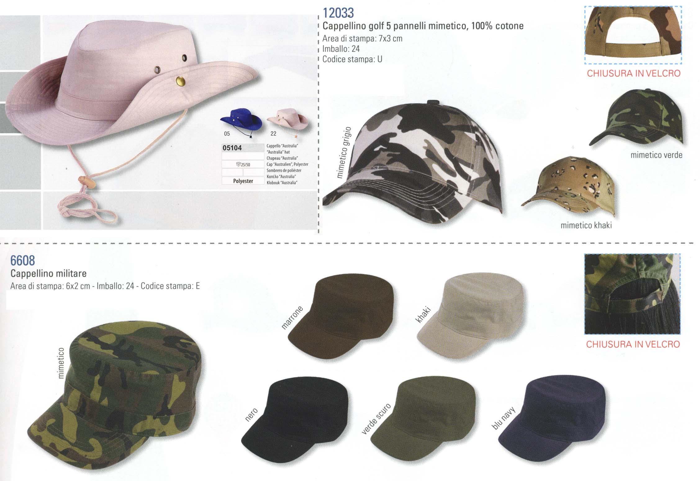 CAPPELLI PARTICOLARI