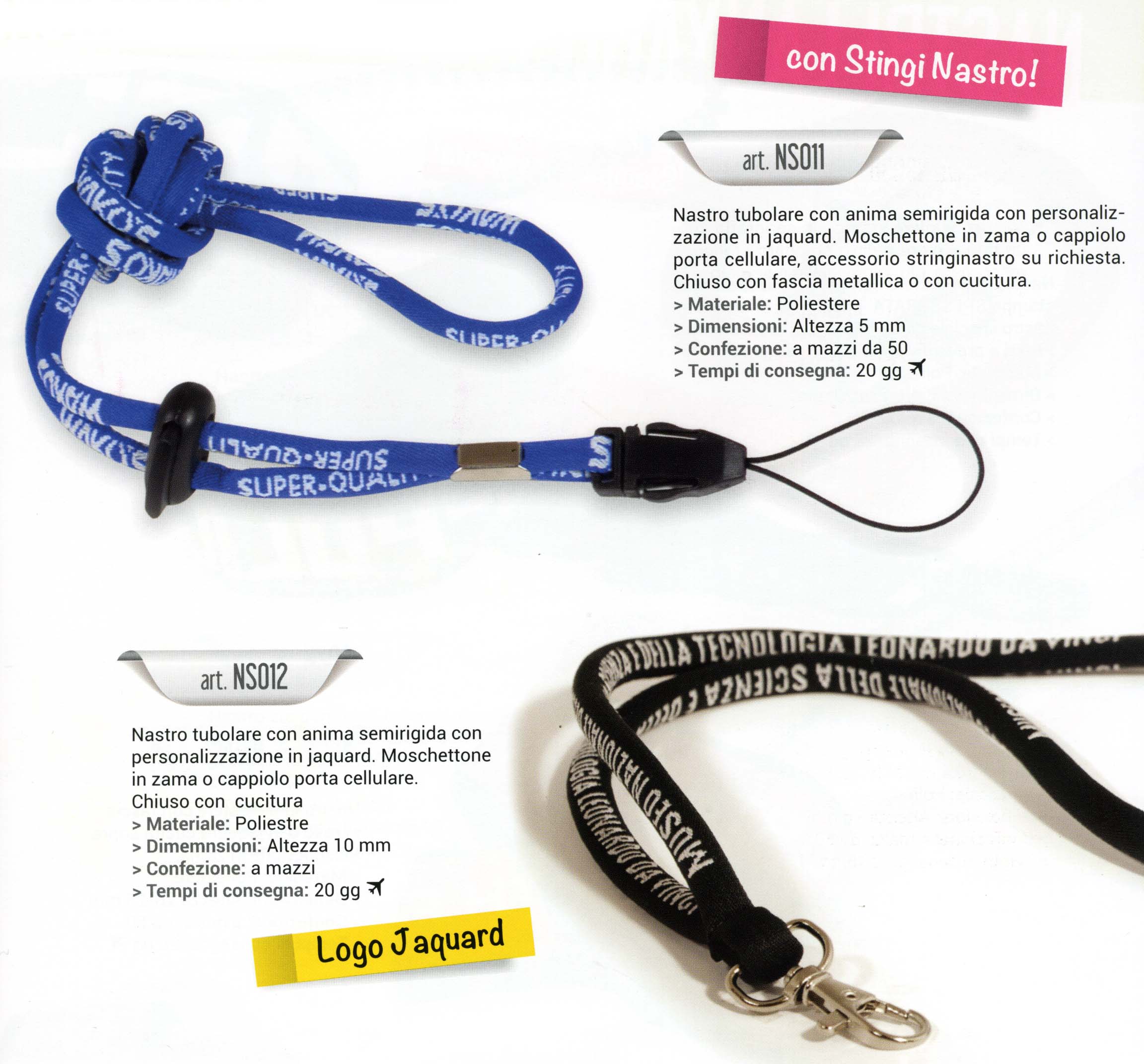 PORTABADGE LANYARD TUBOLARE
