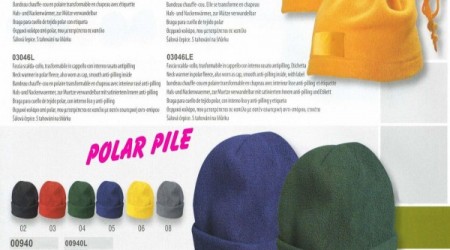 Cappello-fascia pile multiuso